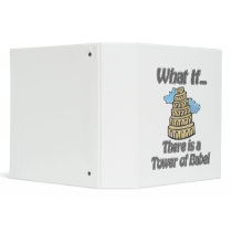Tower of Babel Vinyl Binder