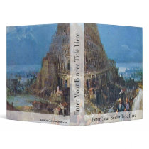 Tower Of Babel By Bruegel D. Ä. Pieter Vinyl Binders