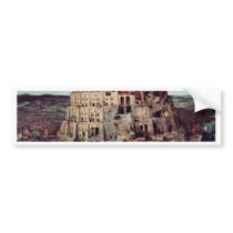 Tower Of Babel,  By Bruegel D. Ä. Pieter Bumper Stickers