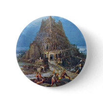 Tower Of Babel By Bruegel D. Ä. Pieter Buttons