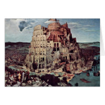 Tower Of Babel,  By Bruegel D. Ä. Pieter Cards