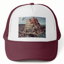 Tower Of Babel,  By Bruegel D. Ä. Pieter Mesh Hats