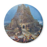 Tower Of Babel By Bruegel D. Ä. Pieter magnets