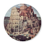 Tower Of Babel,  By Bruegel D. Ä. Pieter magnets