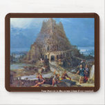 Tower Of Babel By Bruegel D. Ä. Pieter mousepads