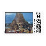Tower Of Babel By Bruegel D. Ä. Pieter postage
