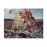 Tower Of Babel,  By Bruegel D. Ä. Pieter Post Cards