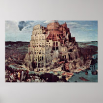 Tower Of Babel,  By Bruegel D. Ä. Pieter Print