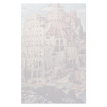 Tower Of Babel,  By Bruegel D. Ä. Pieter Stationery Design