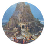 Tower Of Babel By Bruegel D. Ä. Pieter stickers