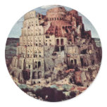 Tower Of Babel,  By Bruegel D. Ä. Pieter stickers