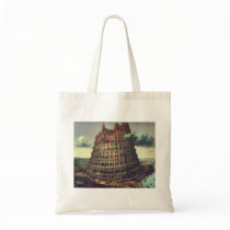 Tower of Babel by Pieter Bruegel Canvas Bags