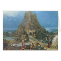 Tower of Babel by Pieter Bruegel Greeting Cards