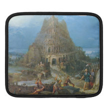 Tower of Babel by Pieter Bruegel iPad Sleeve