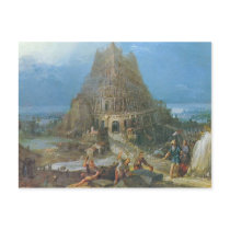 Tower of Babel by Pieter Bruegel Post Card