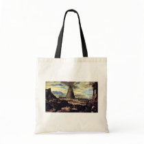 Tower Of Babel By Toeput Lodewyk Tote Bags