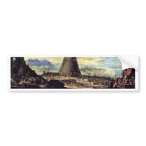 Tower Of Babel By Toeput Lodewyk Bumper Sticker