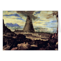 Tower Of Babel By Toeput Lodewyk Greeting Card