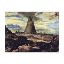 Tower Of Babel By Toeput Lodewyk Postcards