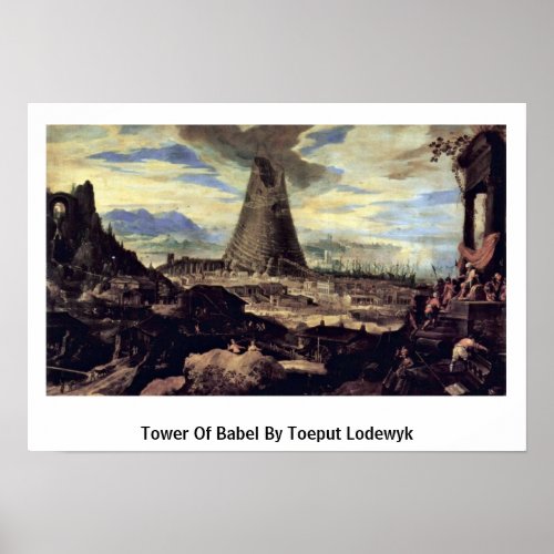 Tower Of Babel By Toeput Lodewyk Posters