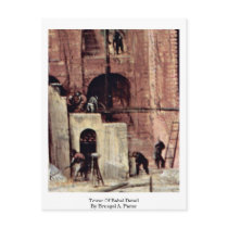 Tower Of Babel Detail By Bruegel A. Pieter Post Card