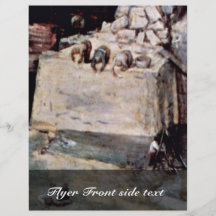 Tower Of Babel, Detail By Bruegel D. Ä. Pieter (Be Full Color Flyer