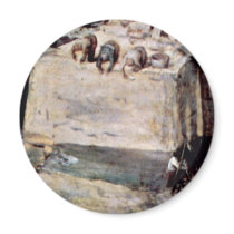 Tower Of Babel, Detail By Bruegel D. Ä. Pieter (Be Fridge Magnets