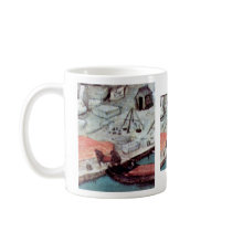 Tower Of Babel, Detail By Bruegel D. Ä. Pieter (Be Coffee Mug