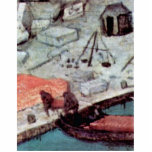 Tower Of Babel, Detail By Bruegel D. Ä. Pieter (Be Acrylic Cut Out
