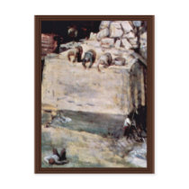 Tower Of Babel, Detail By Bruegel D. Ä. Pieter (Be Post Cards