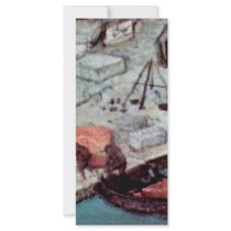 Tower Of Babel, Detail By Bruegel D. Ä. Pieter (Be Full Color Rack Card