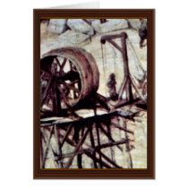 Tower Of Babel, Detail By Bruegel D. Ä. Pieter Card