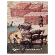 Tower Of Babel, Detail By Bruegel D. Ä. Pieter Flyer Design