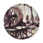 Tower Of Babel, Detail By Bruegel D. Ä. Pieter magnets