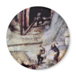 Tower Of Babel, Detail By Bruegel D. Ä. Pieter magnets