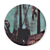 Tower Of Babel, Detail By Bruegel D. Ä. Pieter Fridge Magnet