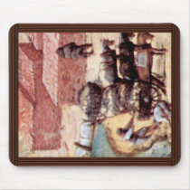 Tower Of Babel, Detail By Bruegel D. Ä. Pieter Mouse Pad