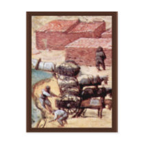 Tower Of Babel, Detail By Bruegel D. Ä. Pieter Postcard
