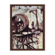 Tower Of Babel, Detail By Bruegel D. Ä. Pieter Postcard
