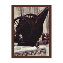 Tower Of Babel, Detail By Bruegel D. Ä. Pieter Postcards