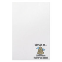 Tower of Babel Customized Stationery