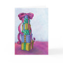 Tower of Gifts Greeting Card card