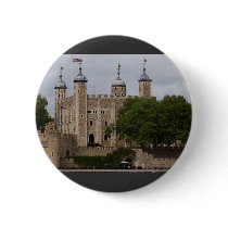 Tower Of London England Seen From Across The River Pinback Buttons