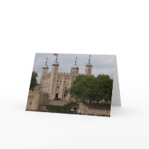 Tower Of London England Seen From Across The River Cards