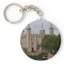 Tower Of London England Seen From Across The River Key Chain