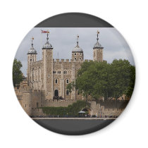 Tower Of London England Seen From Across The River Fridge Magnets