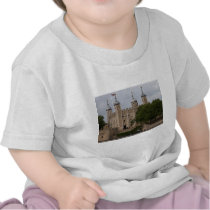 Tower Of London England Seen From Across The River Tshirt