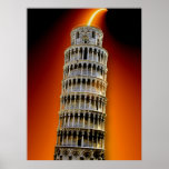 Tower of Pisa Energy Posters