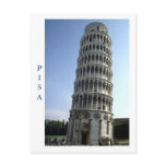 "Tower of Pisa, Italy" postcard