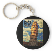 Tower Of Pisa ltaly keychains